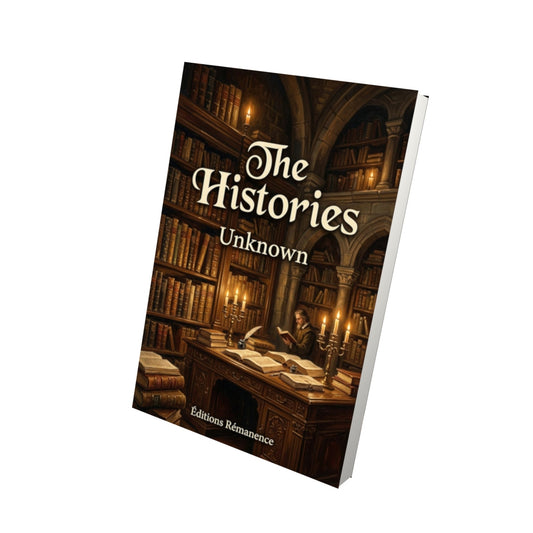 Livre The Histories - Vue 3D - Editions Remanence