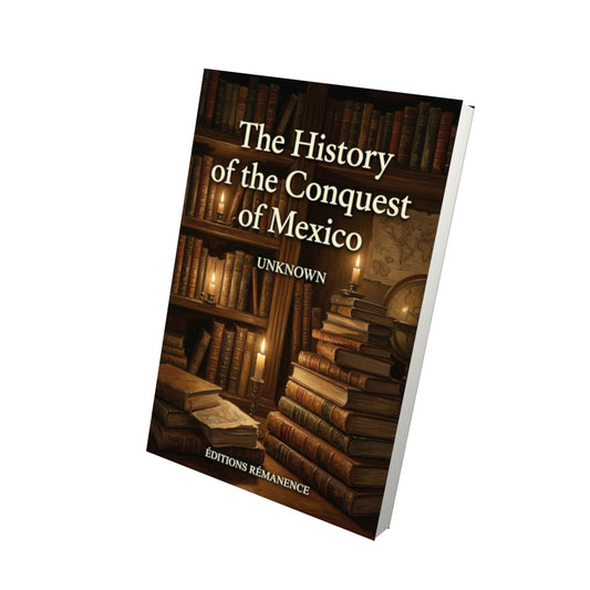 Livre The History of the Conquest of Mexico - Vue 3D - Editions Remanence