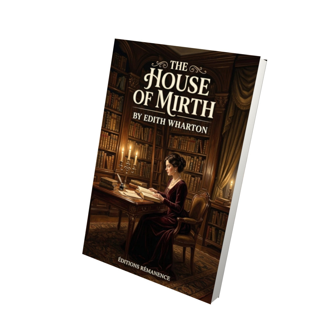 Livre The House of Mirth – Edith Wharton - Vue 3D - Editions Remanence