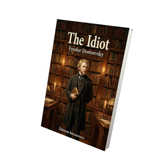 Livre The Idiot – Fyodor Dostoevsky - Vue 3D - Editions Remanence