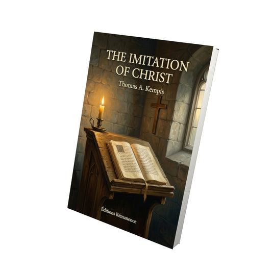 Livre The imitation of Christ - Thomas A. Kempis - Vue 3D - Editions Remanence