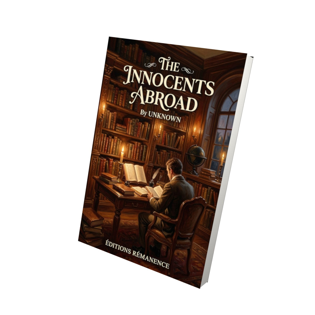 Livre The Innocents Abroad - Vue 3D - Editions Remanence