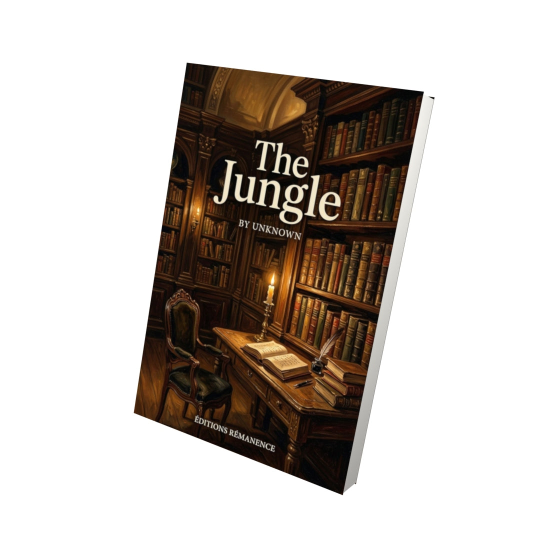 Livre The Jungle - Vue 3D - Editions Remanence