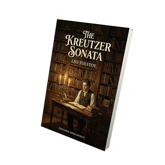Livre The Kreutzer Sonata – Leo Tolstoy - Vue 3D - Editions Remanence