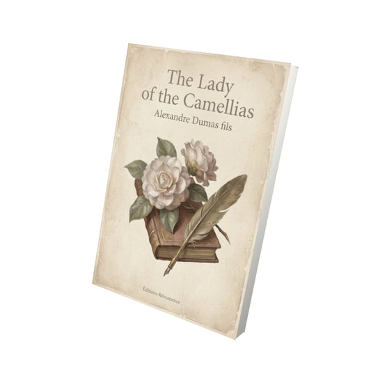Livre The Lady of the Camellias – Alexandre Dumas fils - Vue 3D - Editions Remanence