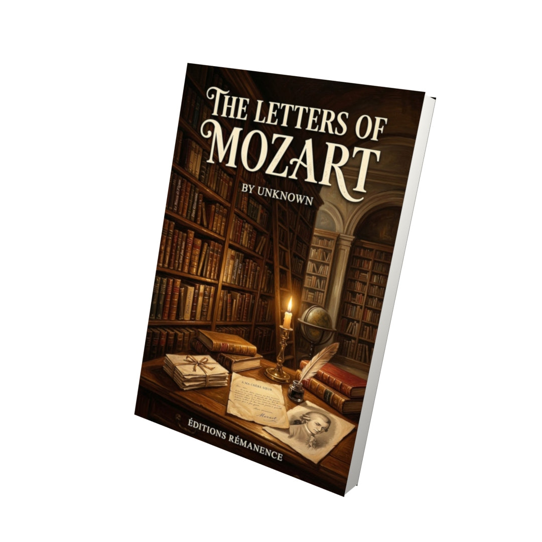 Livre The Letters of Mozart - Vue 3D - Editions Remanence