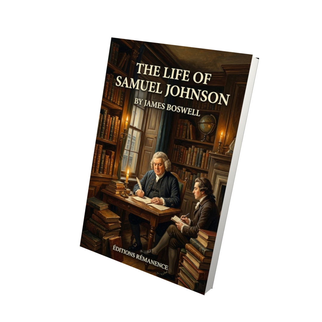 Livre The Life of Samuel Johnson – James Boswell - Vue 3D - Editions Remanence