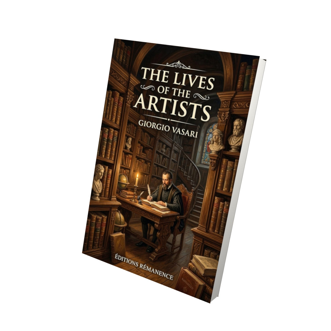 Livre The Lives of the Artists – Giorgio Vasari - Vue 3D - Editions Remanence