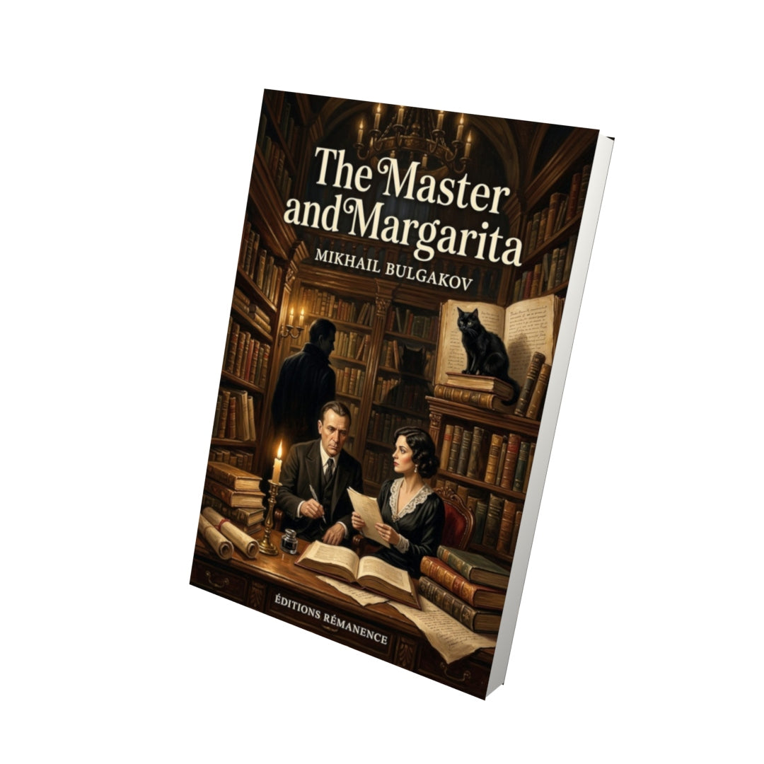 Livre The Master and Margarita – Mikhail Bulgakov - Vue 3D - Editions Remanence