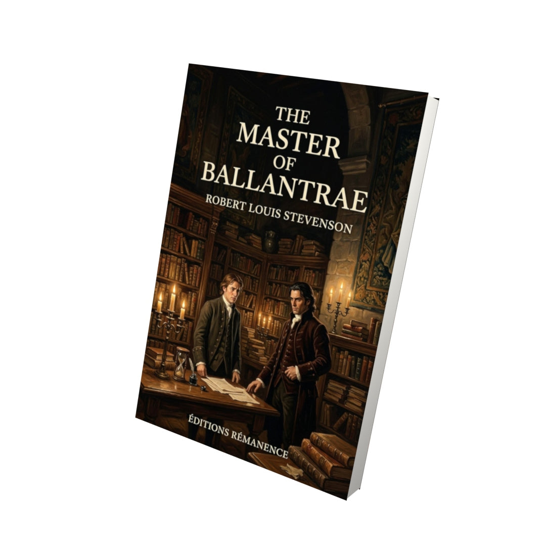 Livre The Master of Ballantrae – Robert Louis Stevenson - Vue 3D - Editions Remanence