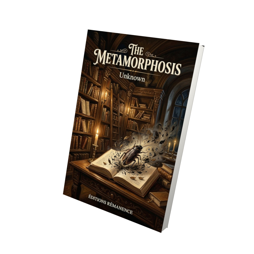 Livre The Metamorphosis - Vue 3D - Editions Remanence