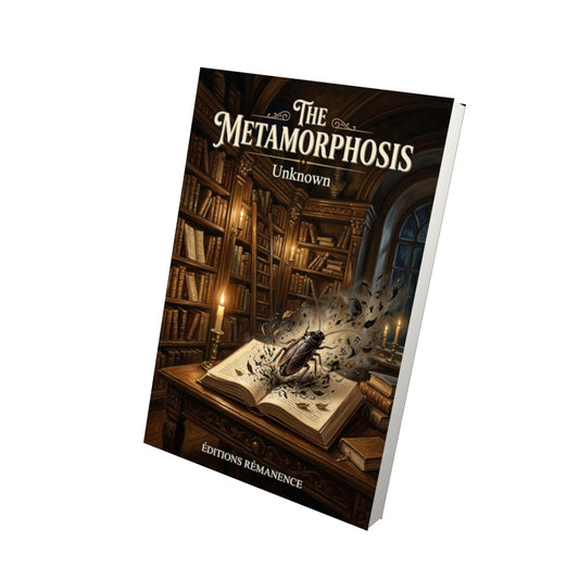 Livre The Metamorphosis - Vue 3D - Editions Remanence