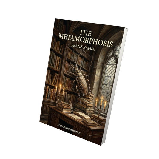 Livre The Metamorphosis – Franz Kafka - Vue 3D - Editions Remanence