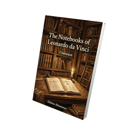Livre The Notebooks of Leonardo da Vinci - Vue 3D - Editions Remanence