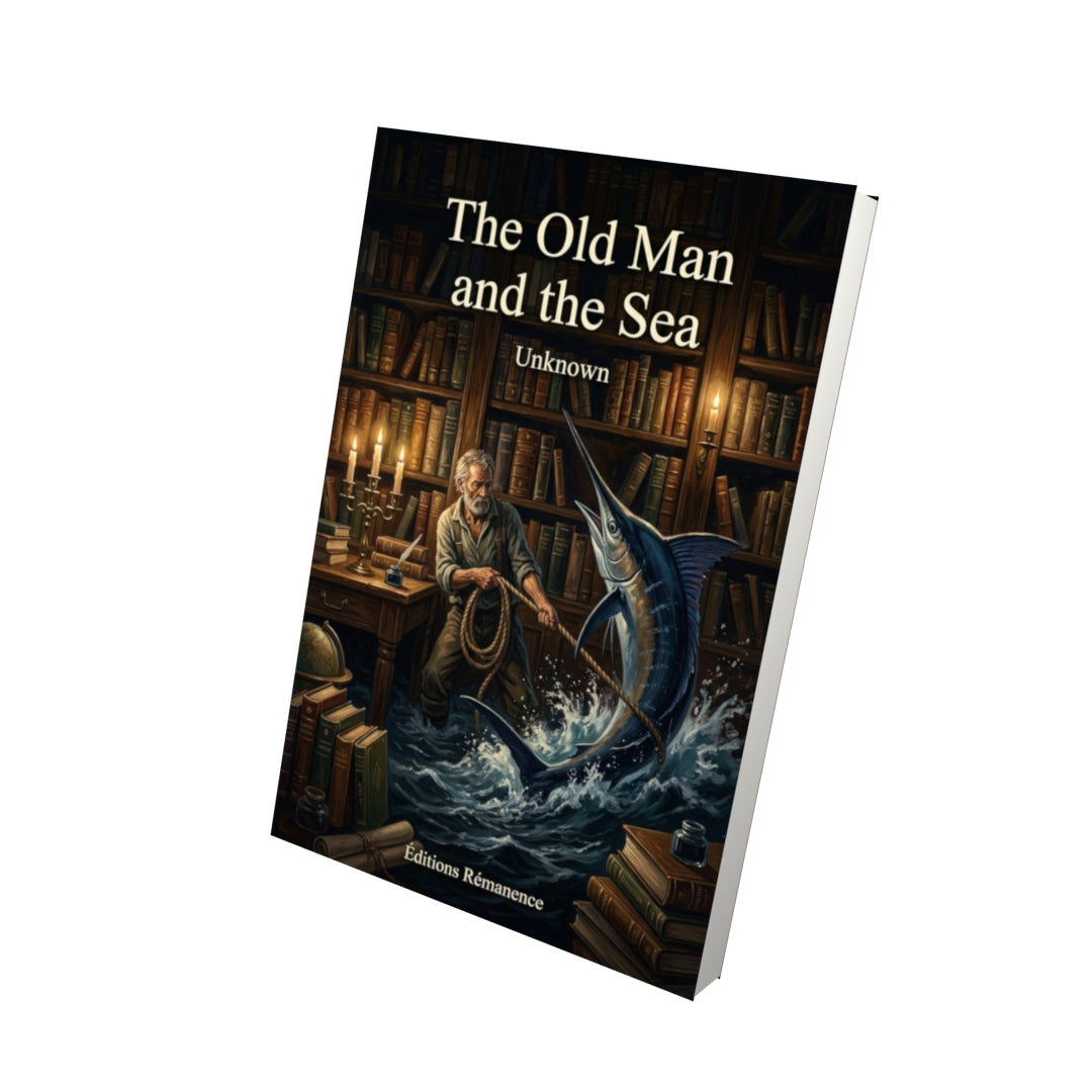 Livre The Old Man and the Sea - Vue 3D - Editions Remanence