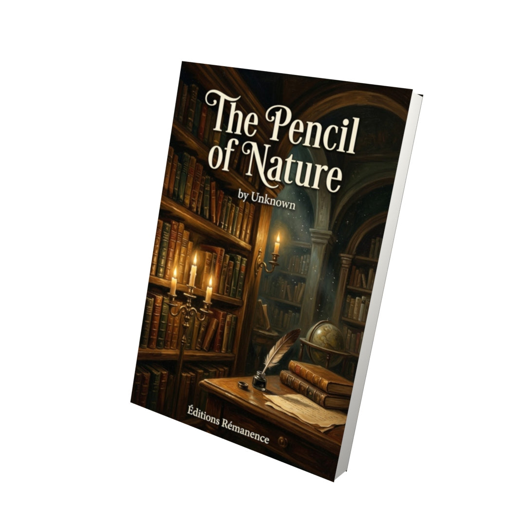Livre The Pencil of Nature - Vue 3D - Editions Remanence