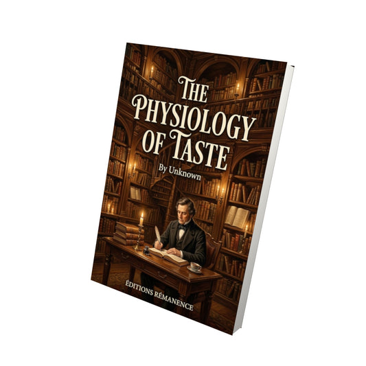 Livre The Physiology of Taste - Vue 3D - Editions Remanence