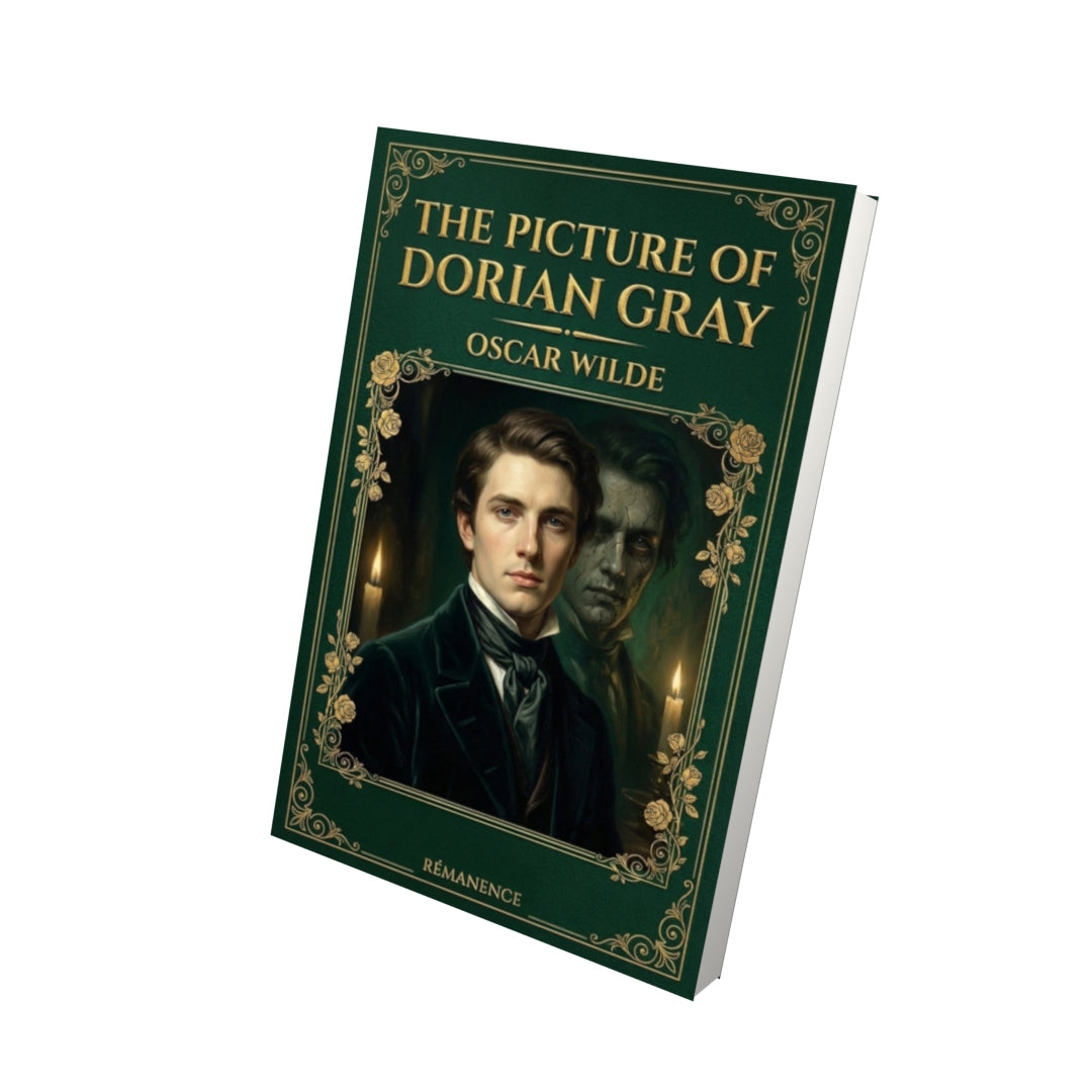Livre The Picture of Dorian Gray – Oscar Wilde - Vue 3D - Editions Remanence
