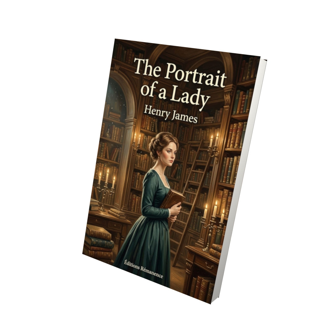 Livre The Portrait of a Lady – Henry James - Vue 3D - Editions Remanence