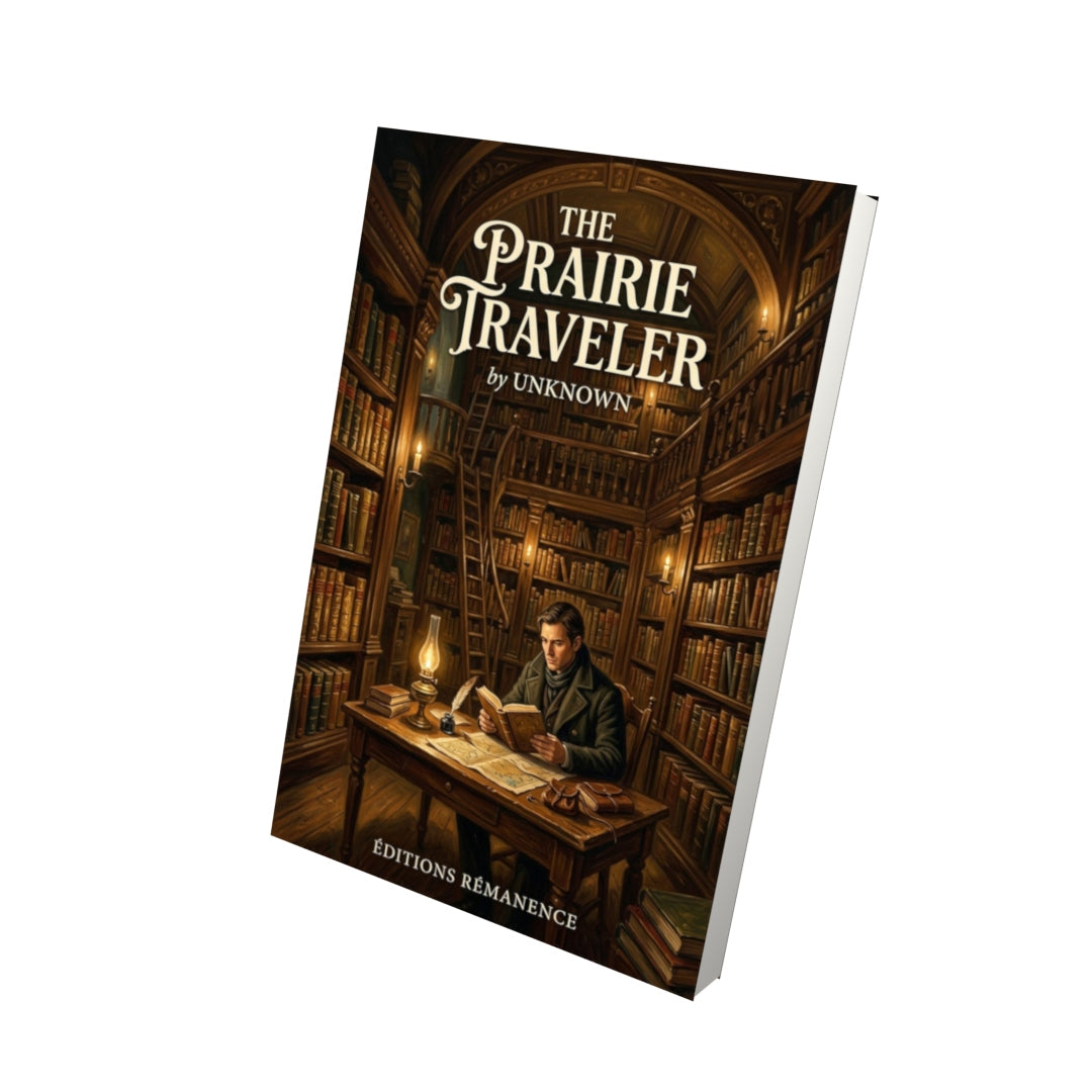 Livre The Prairie Traveler - Vue 3D - Editions Remanence