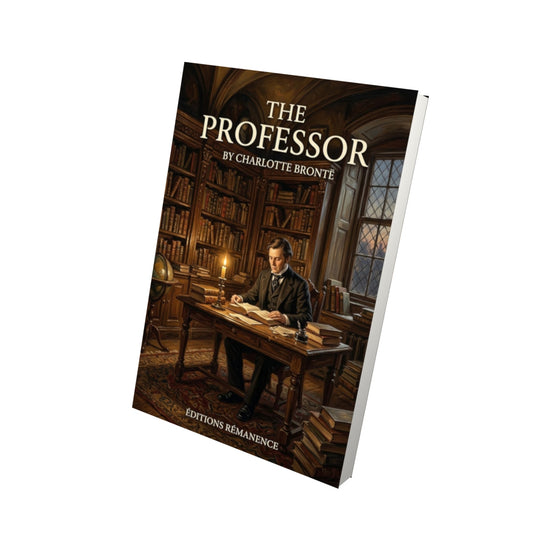 Livre The Professor – Charlotte Brontë - Vue 3D - Editions Remanence