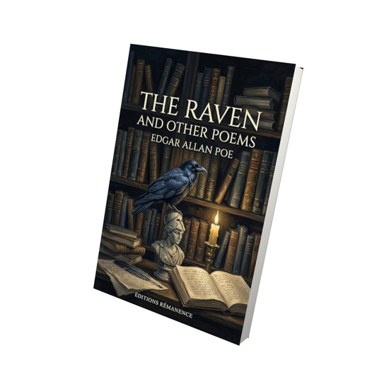 Livre The Raven and Other Poems – Edgar Allan Poe - Vue 3D - Editions Remanence