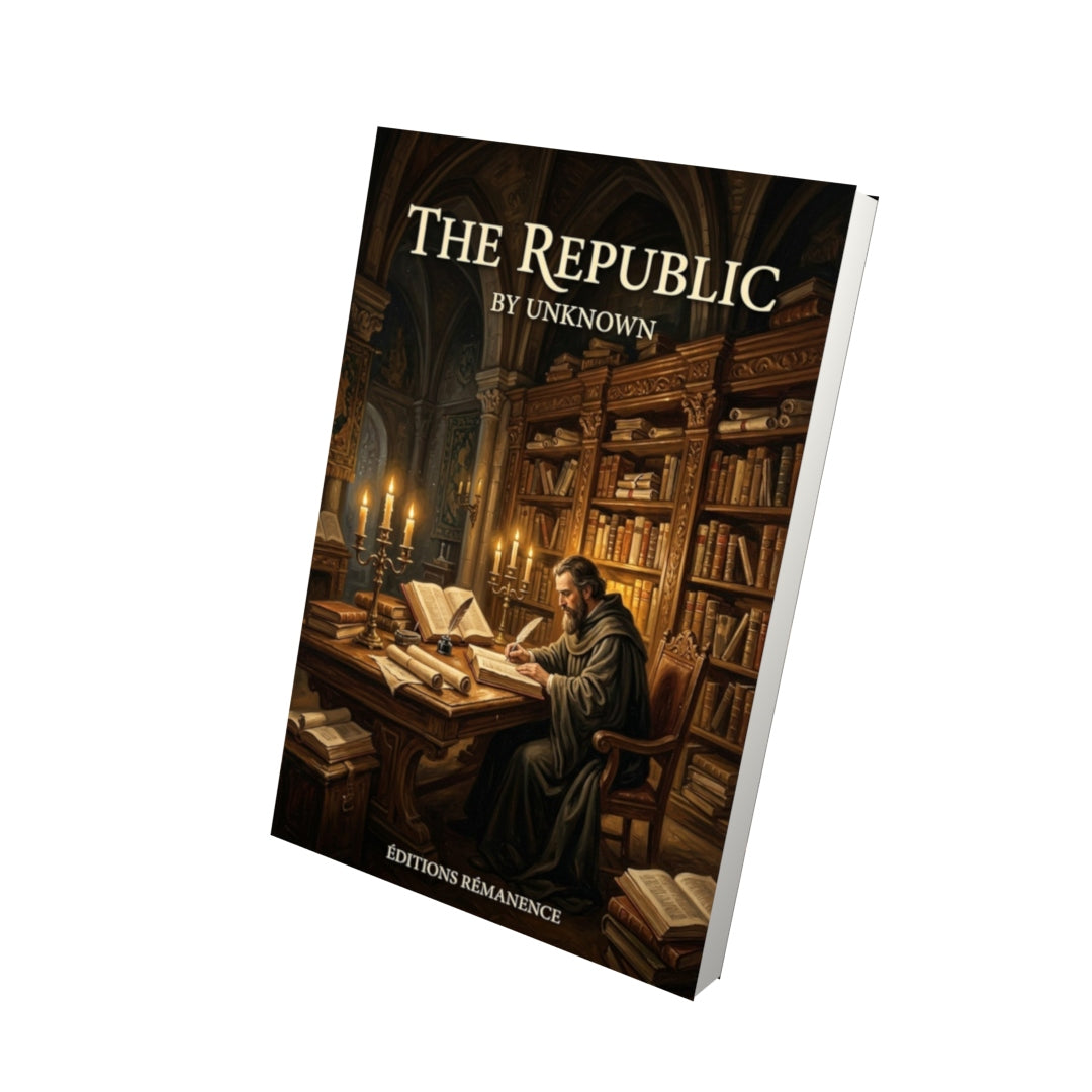 Livre The Republic - Vue 3D - Editions Remanence