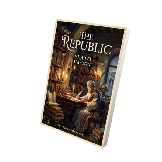 Livre The Republic – Plato - Vue 3D - Editions Remanence
