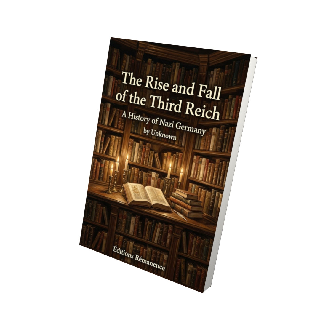 Livre The Rise and Fall of the Third Reich - Vue 3D - Editions Remanence