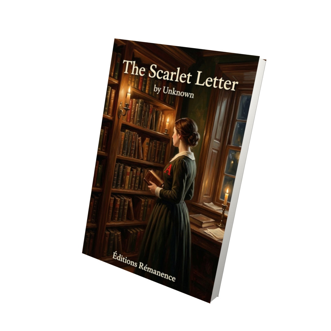 Livre The Scarlet Letter - Vue 3D - Editions Remanence