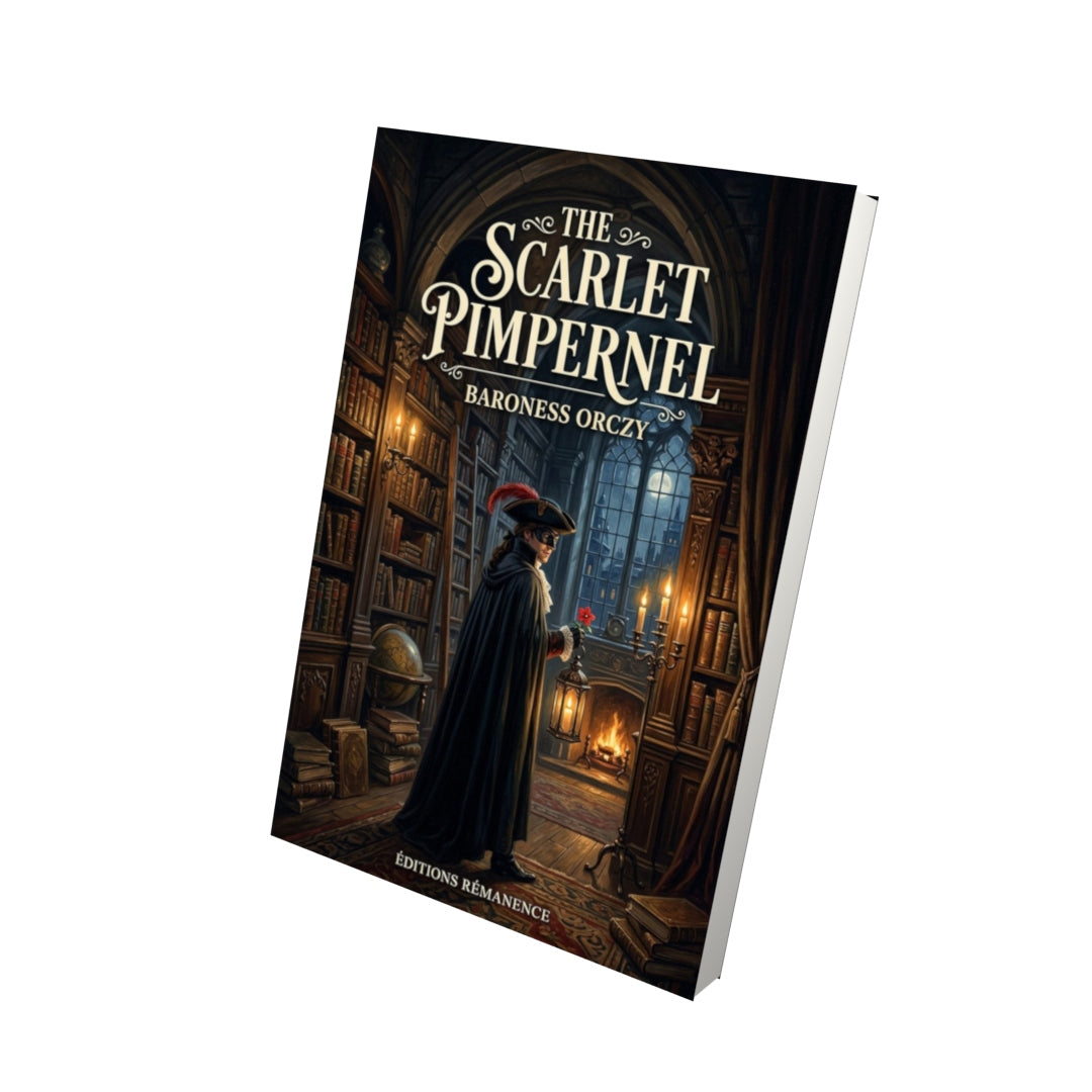 Livre The Scarlet Pimpernel – Baroness Orczy - Vue 3D - Editions Remanence