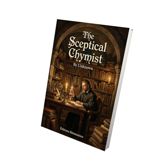 Livre The Sceptical Chymist - Vue 3D - Editions Remanence