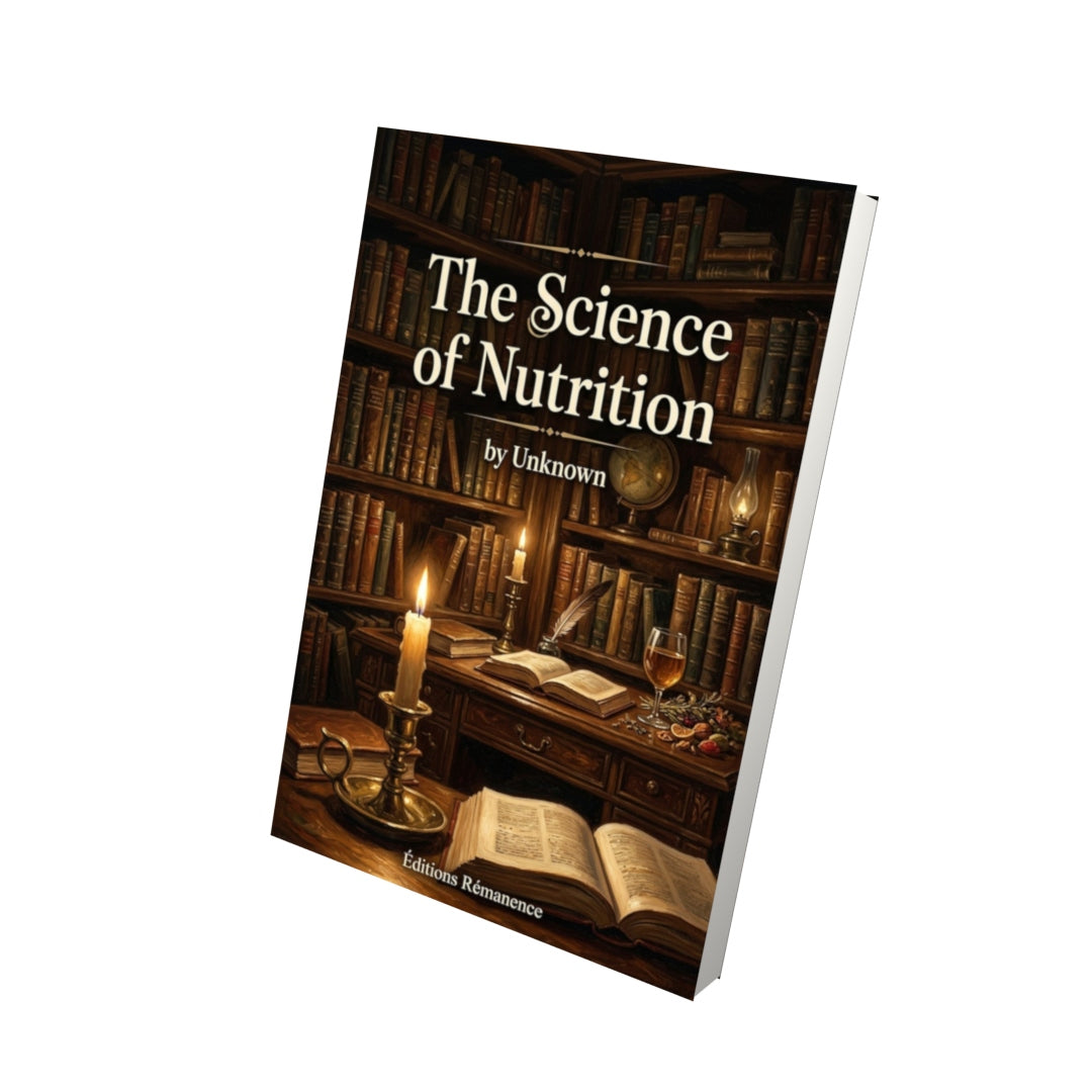 Livre The Science of Nutrition - Vue 3D - Editions Remanence