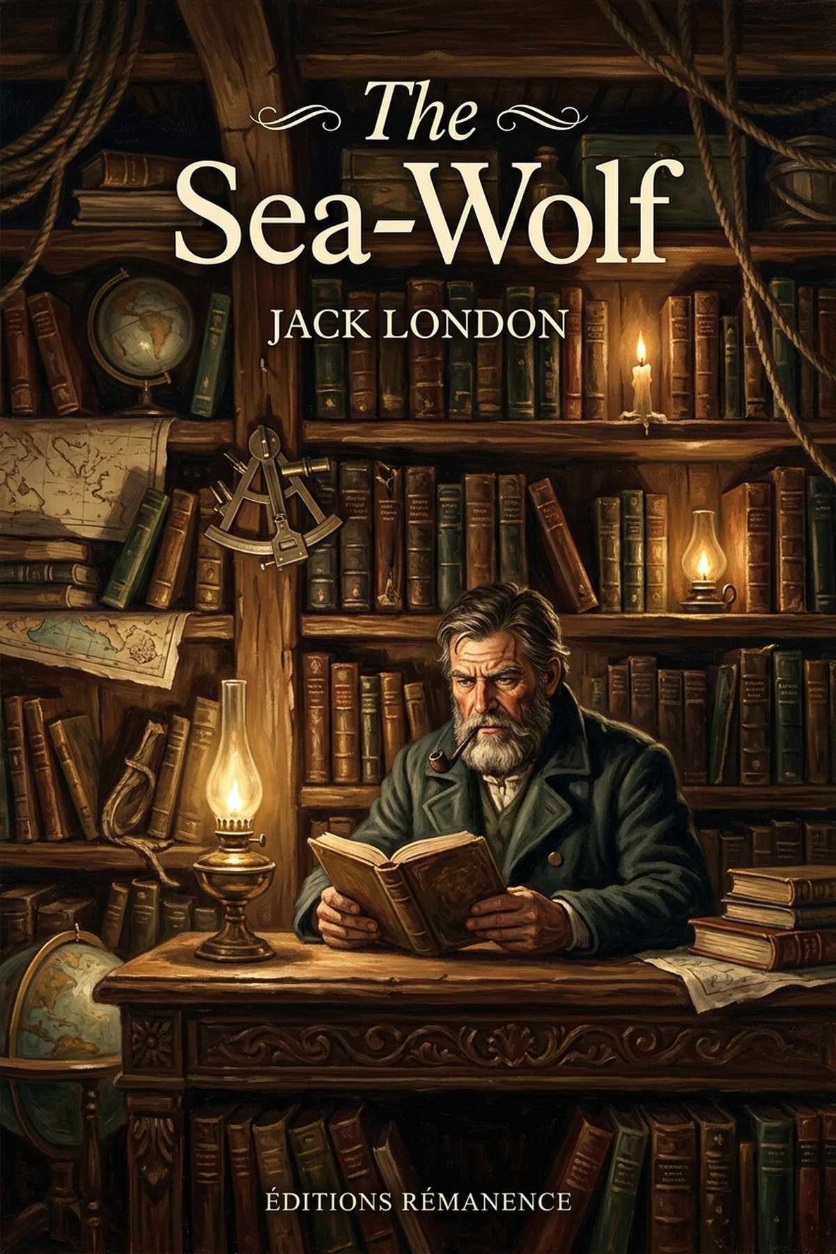 Cover of The Sea-Wolf by Jack London - Éditions Rémanence