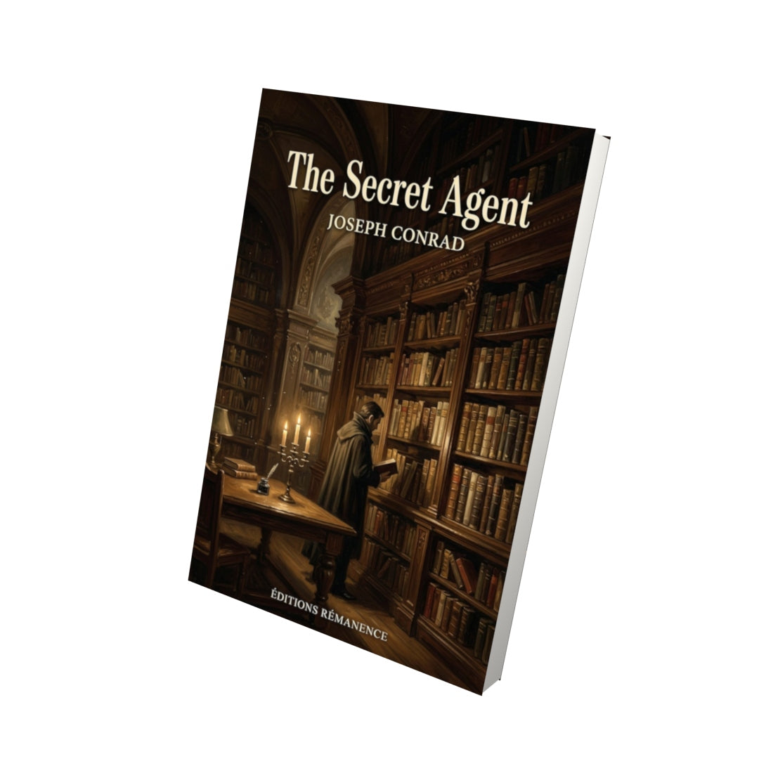 Livre The Secret Agent – Joseph Conrad - Vue 3D - Editions Remanence