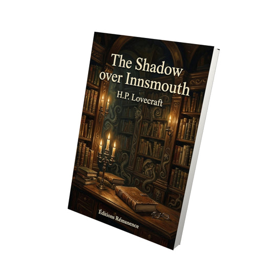 Livre The Shadow over Innsmouth – H.P. Lovecraft - Vue 3D - Editions Remanence