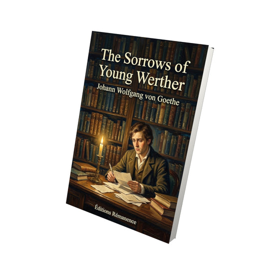 Livre The Sorrows of Young Werther – Johann Wolfgang von Goethe - Vue 3D - Editions Remanence
