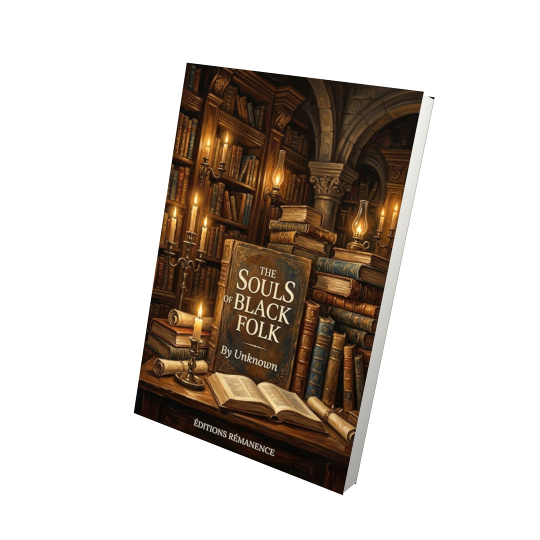 Livre The Souls of Black Folk - Vue 3D - Editions Remanence