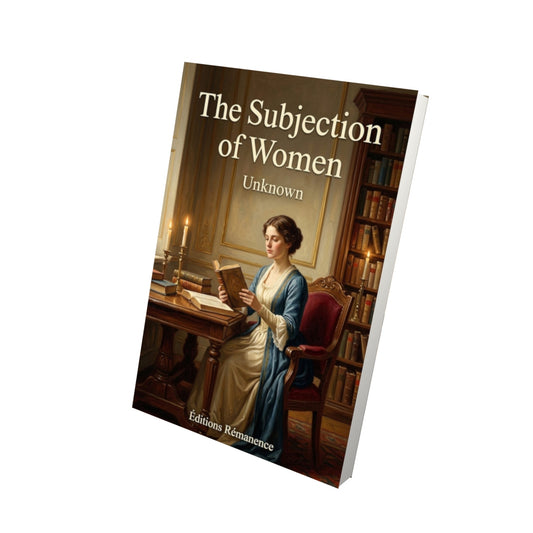 Livre The Subjection of Women - Vue 3D - Editions Remanence