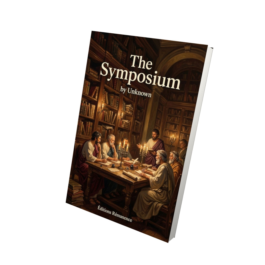 Livre The Symposium - Vue 3D - Editions Remanence