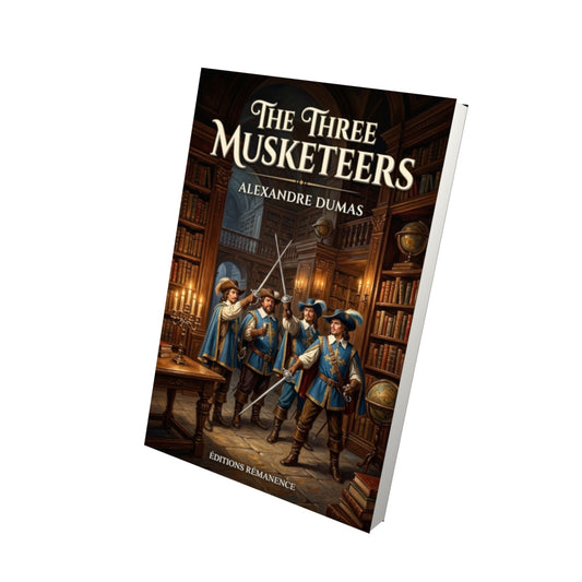 Livre The Three Musketeers – Alexandre Dumas - Vue 3D - Editions Remanence