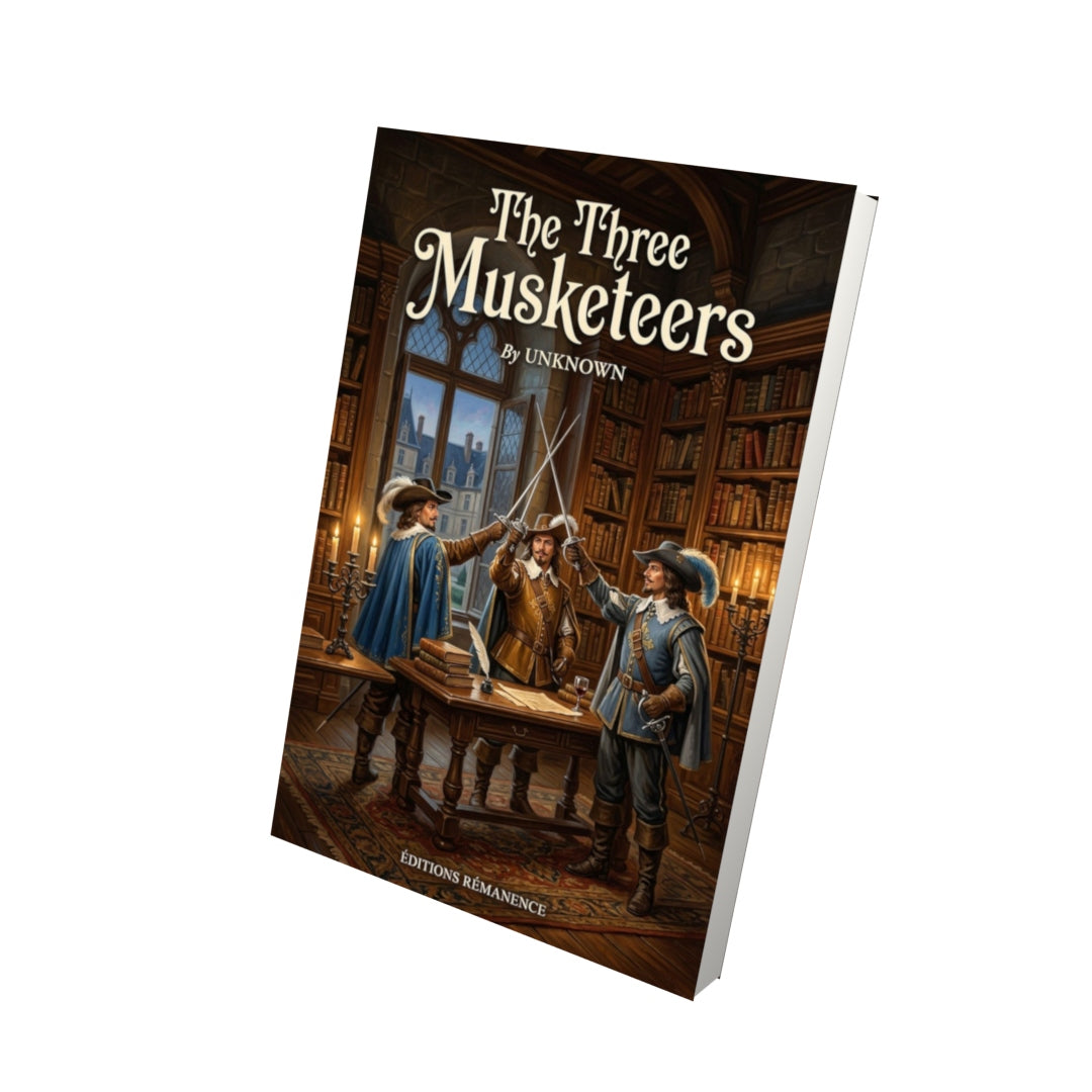 Livre The Three Musketeers - Vue 3D - Editions Remanence
