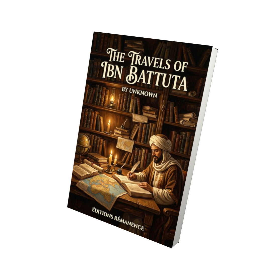 Livre The Travels of Ibn Battuta - Vue 3D - Editions Remanence