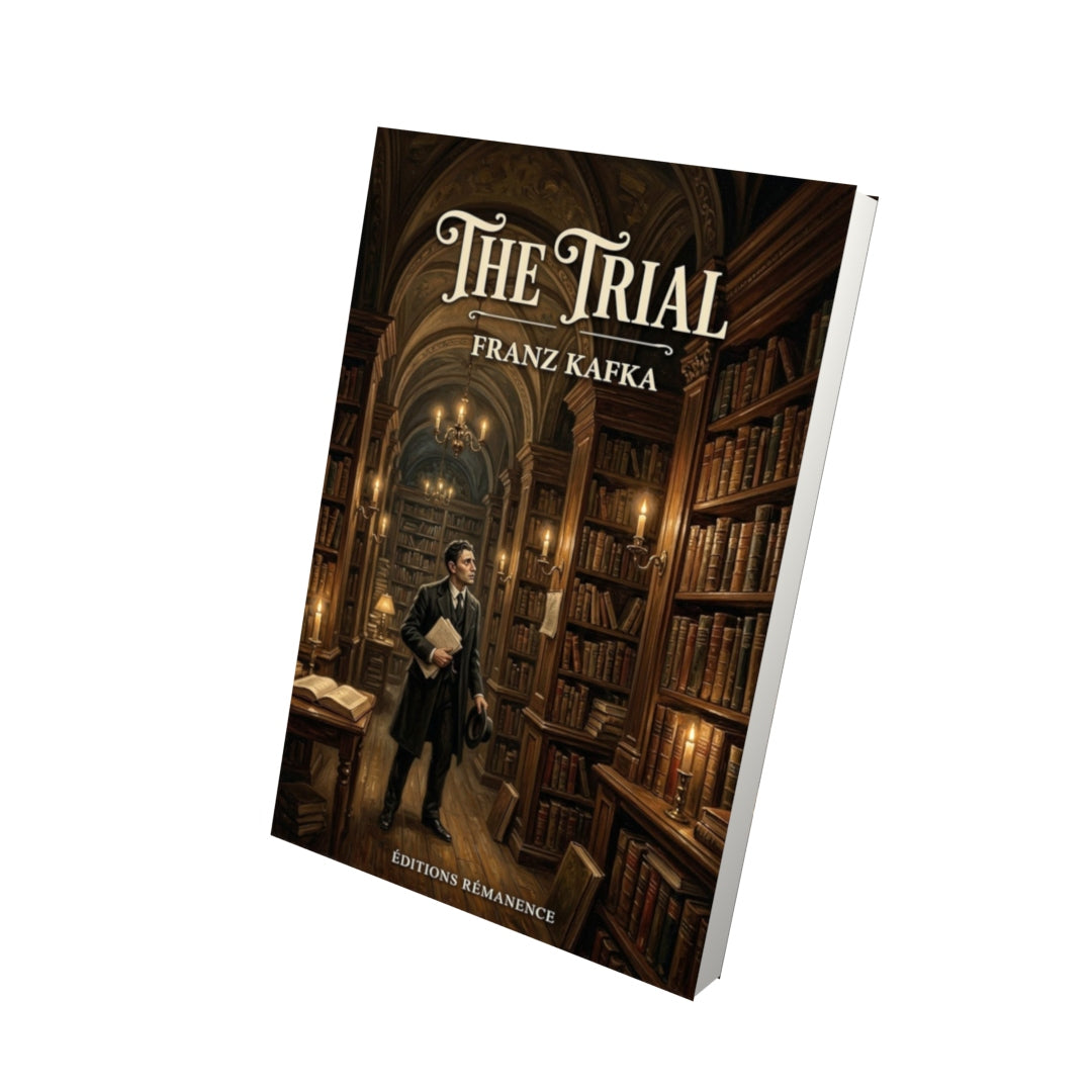 Livre The Trial – Franz Kafka - Vue 3D - Editions Remanence