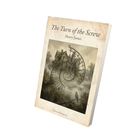 Livre The Turn of the Screw –  Henry James - Vue 3D - Editions Remanence