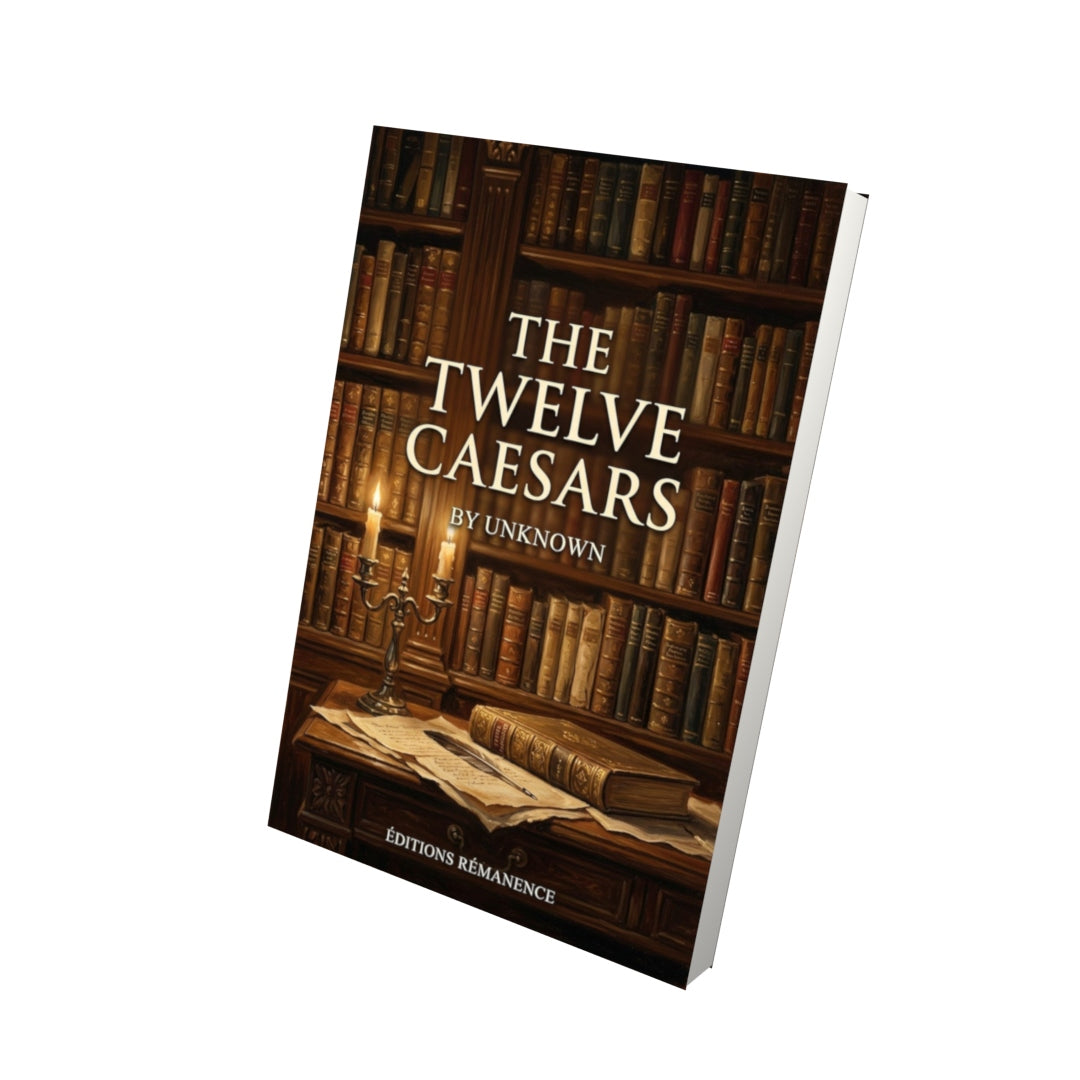 Livre The Twelve Caesars - Vue 3D - Editions Remanence