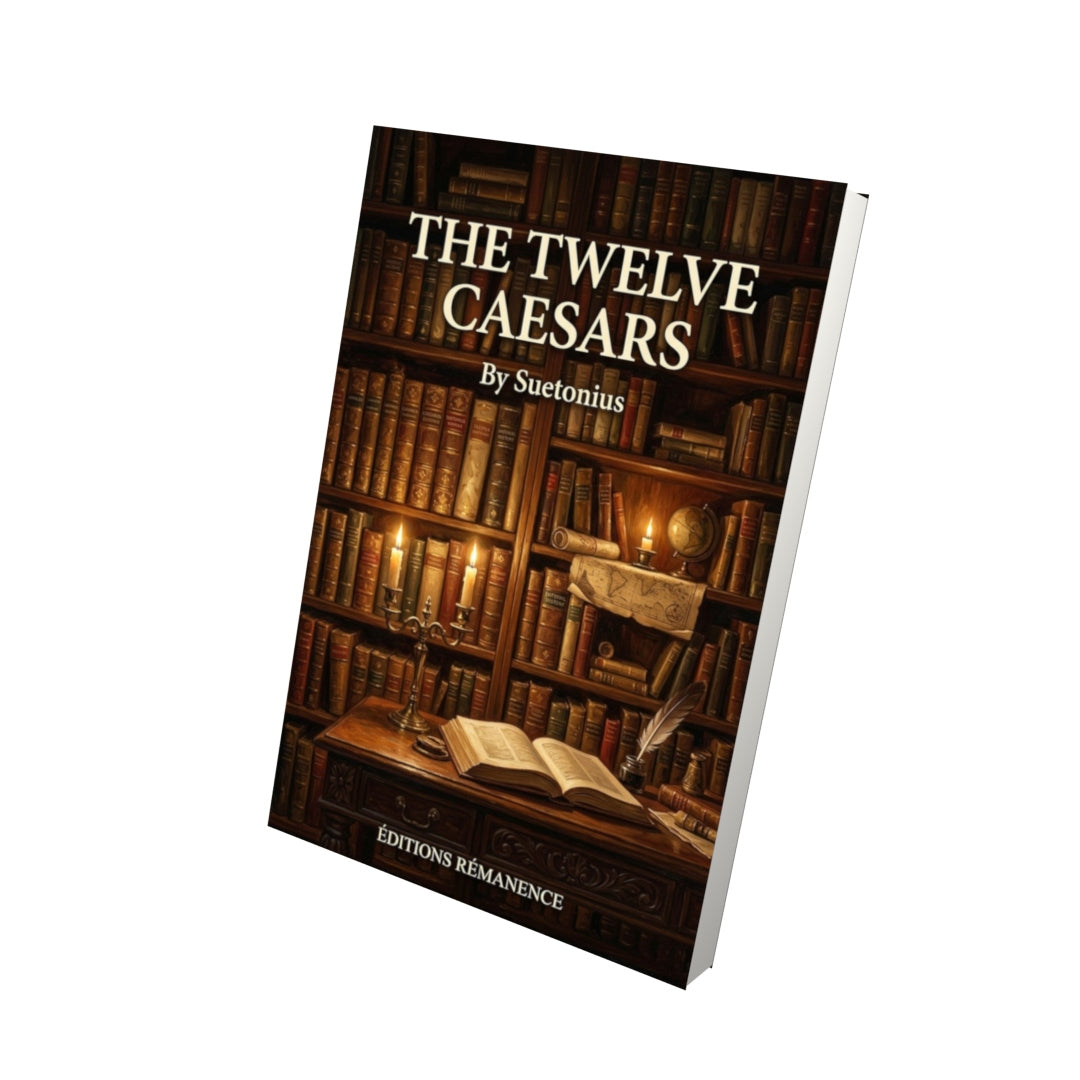 Livre The Twelve Caesars – Suetonius - Vue 3D - Editions Remanence