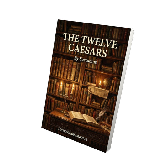 Livre The Twelve Caesars – Suetonius - Vue 3D - Editions Remanence