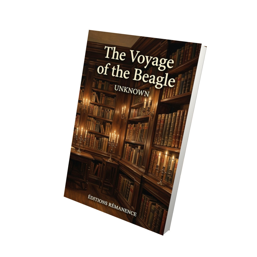 Livre The Voyage of the Beagle - Vue 3D - Editions Remanence