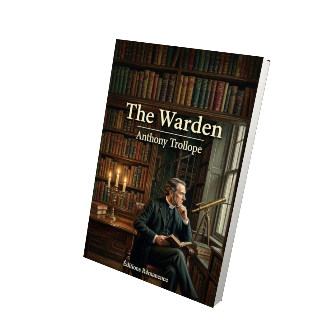 Livre The Warden – Anthony Trollope - Vue 3D - Editions Remanence